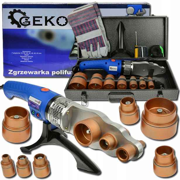 Polyfúzní svářečka Geko G81033 16-63 mm 1500 W