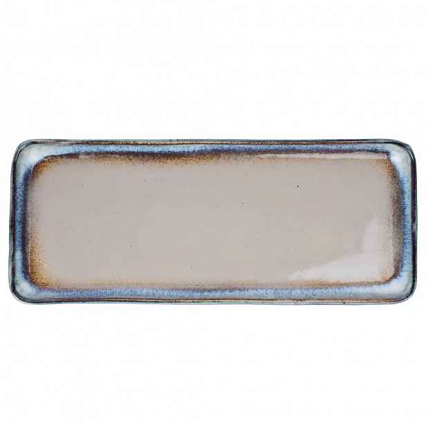 Butlers ARTISAN Servírovací mísa 12 x 30 cm - šedohnědá