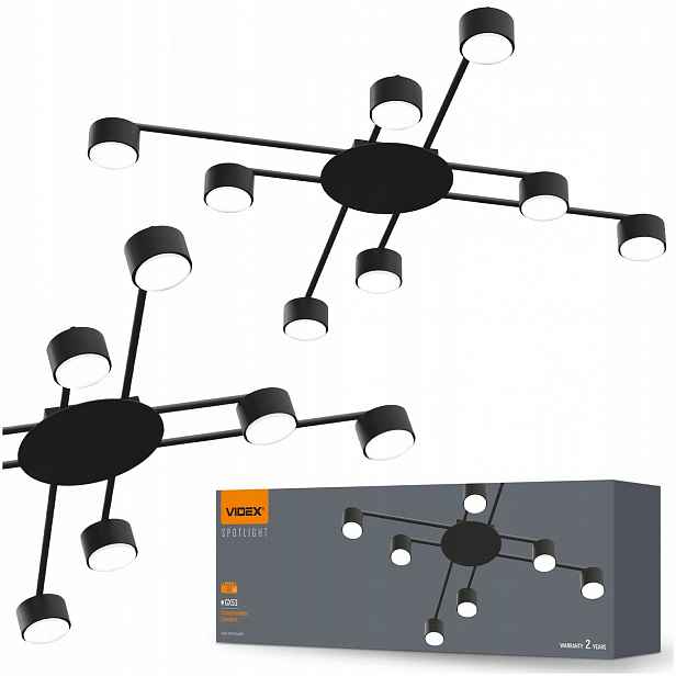 Led Svítidlo GX53 Osvětlení Hliník VL-SPF22B-B IP20 Černé