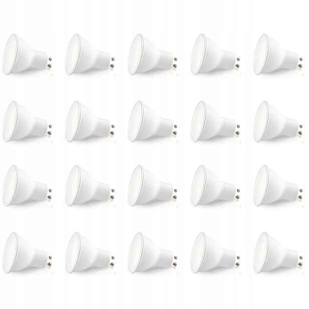 Sada 20x Led žárovka GU10 5W barva Neutrální bílá 4000K Lls