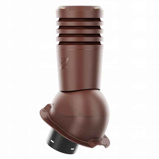 Větrací komín Ecoline fi150 pro plech Budmat Taira Bronz 8017