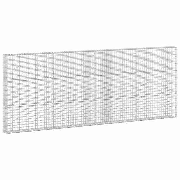 vidaXL Gabion s drátem 5 mm a síťkou 5x5 cm 400x20x150 cm