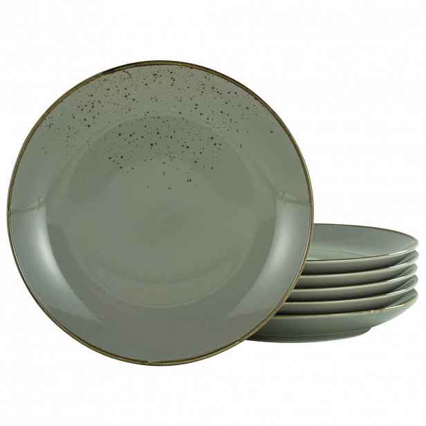 Creatable SADA DEZERTNÍCH TALÍŘKŮ, keramika, 21 cm