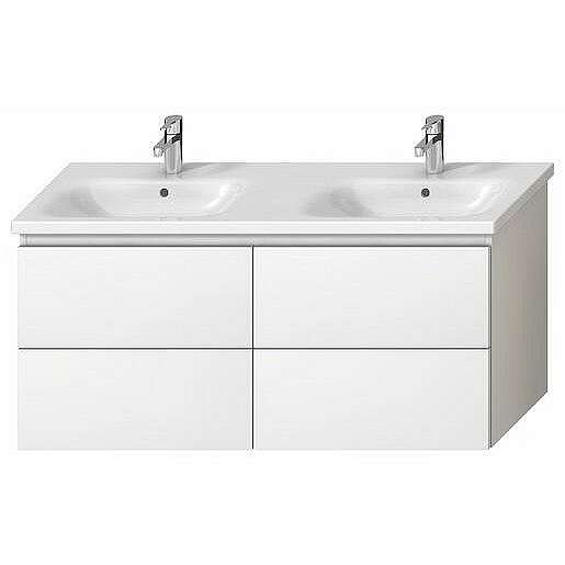 Koupelnová skříňka pod umyvadlo Jika Mio-N 126x44,5x59 cm bílá H40J7184015001