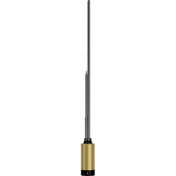 Koupelnová topná tyč 600 W, zlatá matná, ochrana IPx5, spirálový kabel