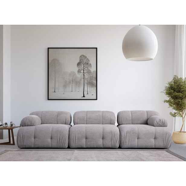 Trojmístná pohovka Petite 3 - Light Grey