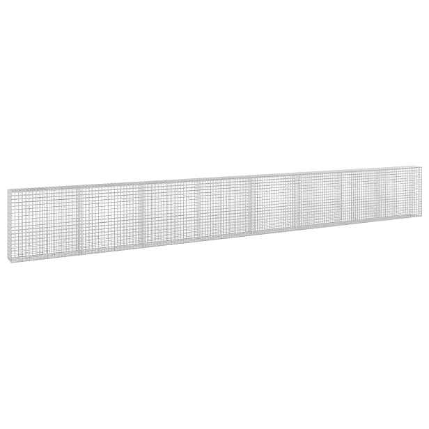 vidaXL Gabion s drátem 5 mm a síťkou 5x5 cm 800x30x100 cm
