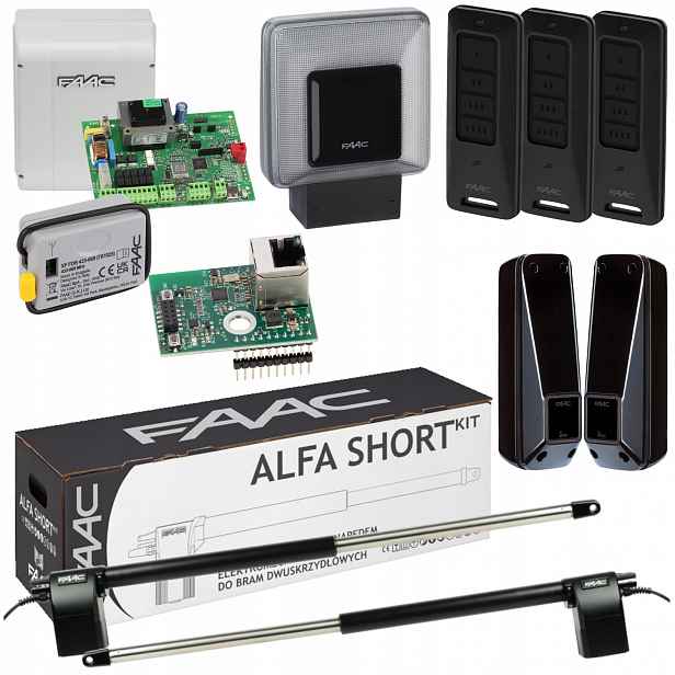 Faac Alfa Short+ Xwbl- WiFi Lan+ Lampa+ Pilot 3ks pohon otevírací brány