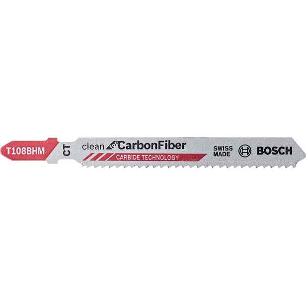 Plátek pilový Bosch T 108 BHM Clean for Carbon Fibre 3 ks