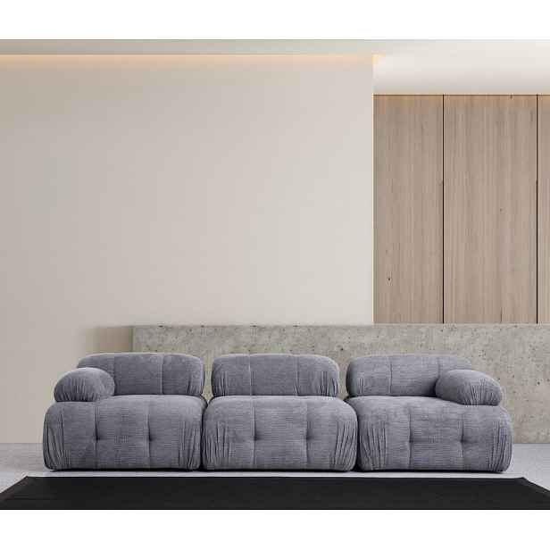 Trojmístná pohovka Petite 3 - Grey