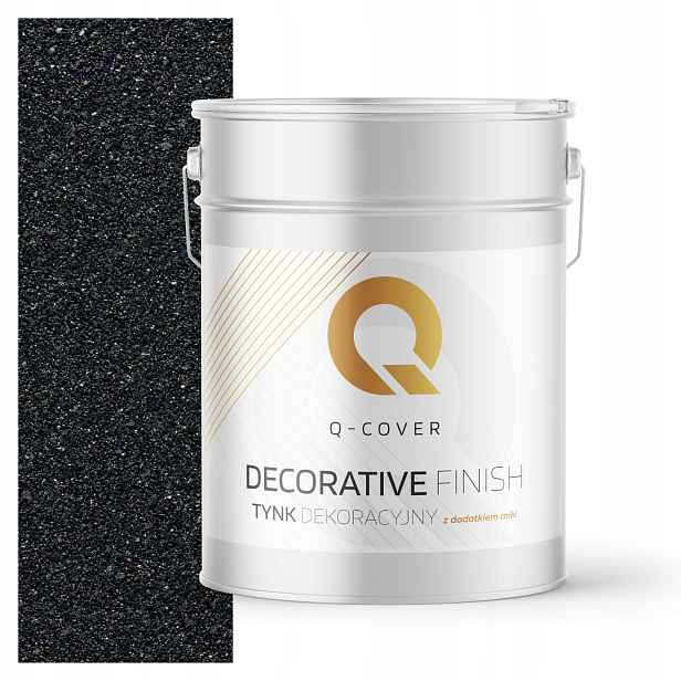 Dekorativní Omítka Grafitová Barva S Průhledným Pylem D926 15kg Premium