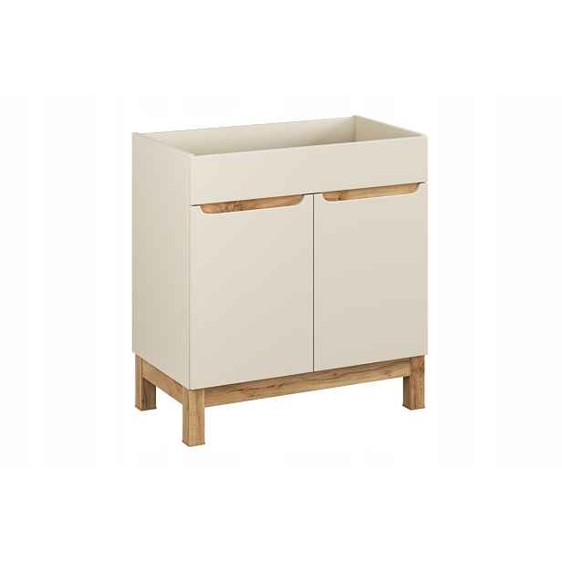 Szafka pod umywalkę Bali Cashmere, 80cm 2 drzwi