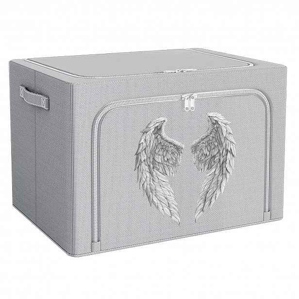 TEMU Skládací úložný box na oblečení, velká kapacita, multifunkční úložný box, vhodný pro organizaci šatníku v ložnici na oblečení a drobnosti, peří,