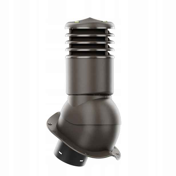 Větrací komín Smartline profil N fi 150 mm, zateplený, tmavě hnědý