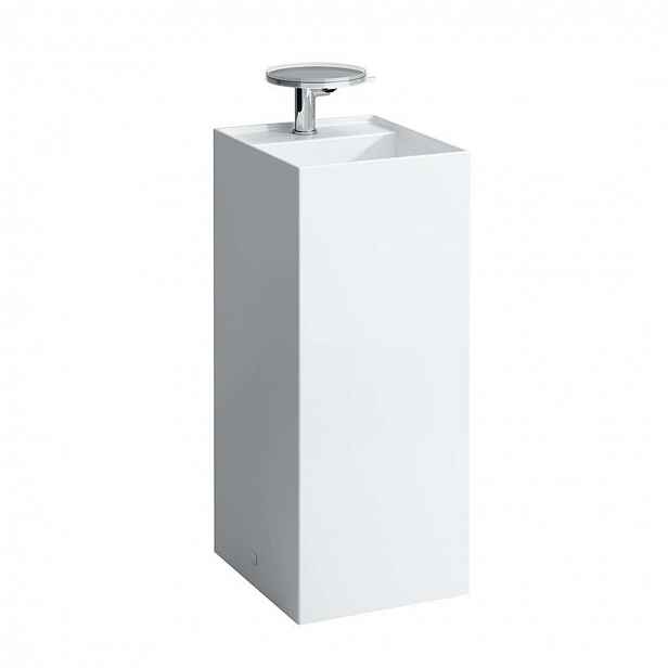 Laufen Kartell - Volně stojící umyvadlo 38x44x90 cm, s 1 otvorem pro baterii, s LCC, bílá H8113314001111
