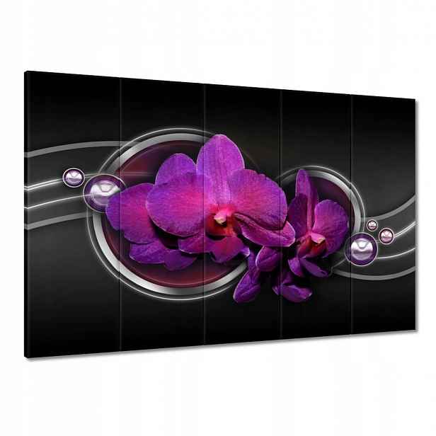 Obrazy 100x70 Fialová orchidej