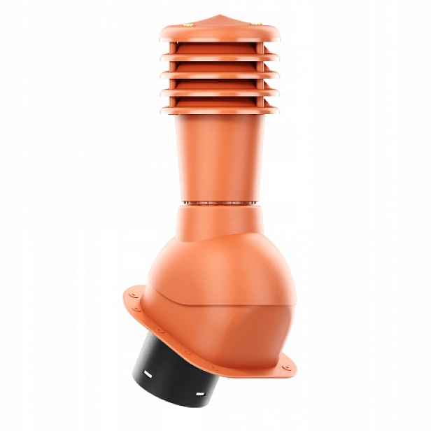 Větrací komín Smartline profil H fi 125 mm nezateplený, cihlový