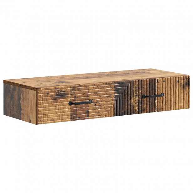 vidaXL Nástěnný boční stůl 87,5 x 34,5 x 17 cm Kompozitní dřevo