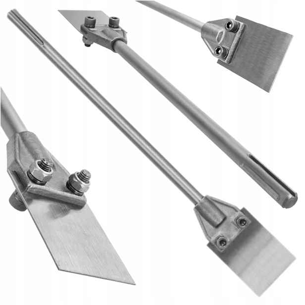 Ploché dláto 100x75x400 mm z Hadfieldovy oceli Sds-max pro sekání Betonu