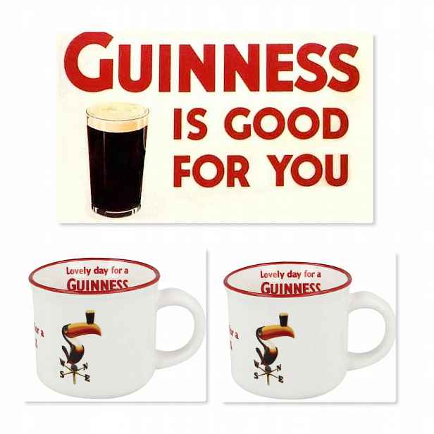 Guinness The Gilroy Collection šálek na espresso 2 kusy Tukan A10