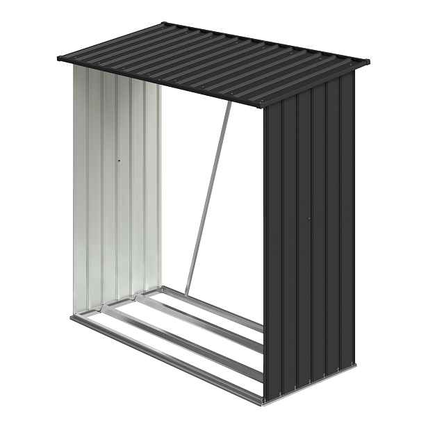 Parkside® Regál na palivové dřevo, 164 x 84 x 157 cm (antracitová)