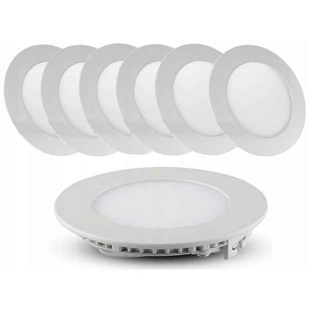Sada stropního světla Halogen 6W Led Slim 7x