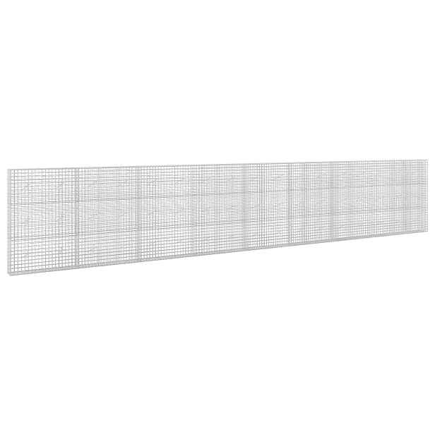 vidaXL Gabion s drátem 5 mm a síťkou 5x5 cm 850x20x150 cm
