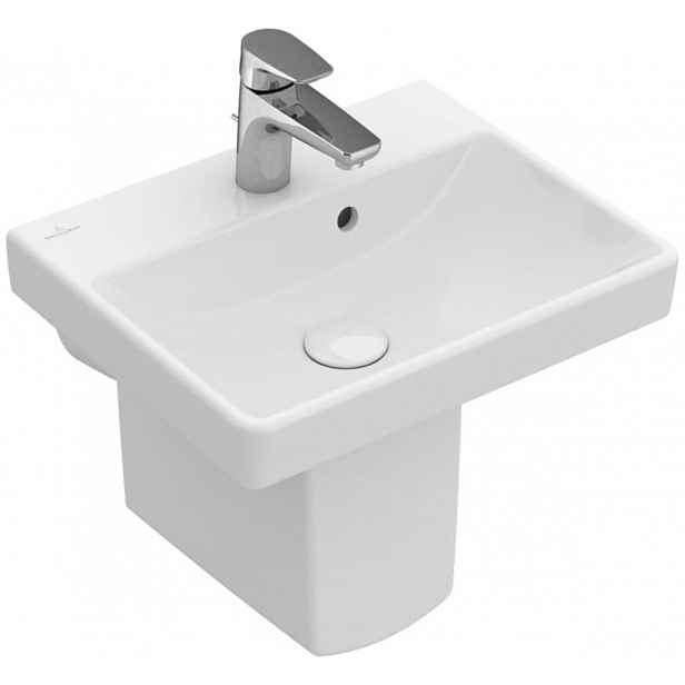 Avento umyvadlo, 450 x 370 x 180 mm, bílá Alpin CeramicPlus, s přepadem, neleštěné