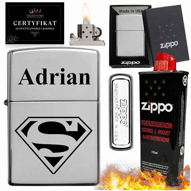 Dárková Sada Zippo Pro Manžela, Tatínka, Dědečka, Chlapa, Muže Gravírování
