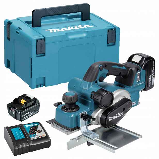 Makita DKP181RTJ Hoblík na dřevo Aws 2x5,0Ah 18V