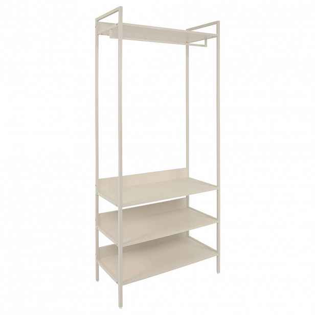 MID.YOU Garderobe Dhaka, béžová, 84/190/40 cm