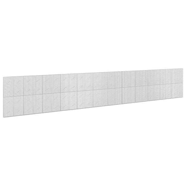 vidaXL Gabion s drátem 5 mm a síťkou 5x5 cm 1200x10x200 cm