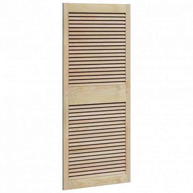 vidaXL Skříňové dveře se dveřmi Přírodní 140,5 x 59,5 cm