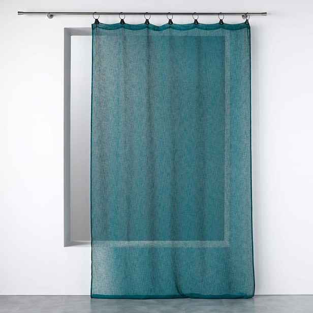Modrá voálová záclona 140x240 cm Linka – douceur d'intérieur