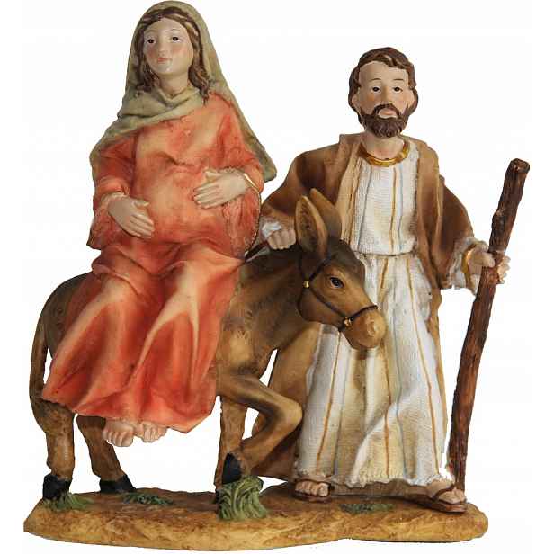 Svatý Josef a Marie hledají Betlém – 13 cm