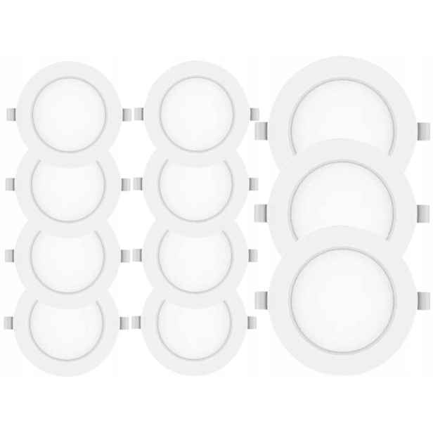 11x Led zapuštěný panel 6W Svítidlo 4000K pro závěsný strop pro M-System