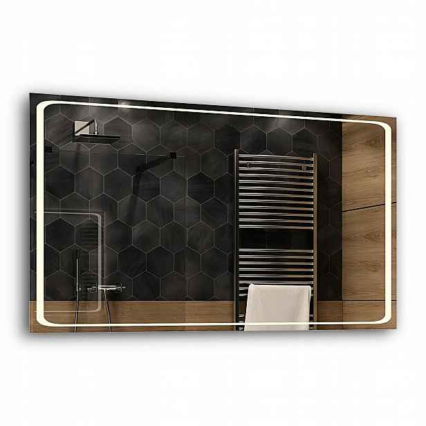 Neutrální Zrcadlo Barcelona s Led osvětlením 110x100 cm