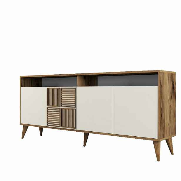 Skříňka Milan 2 Walnut and Cream
