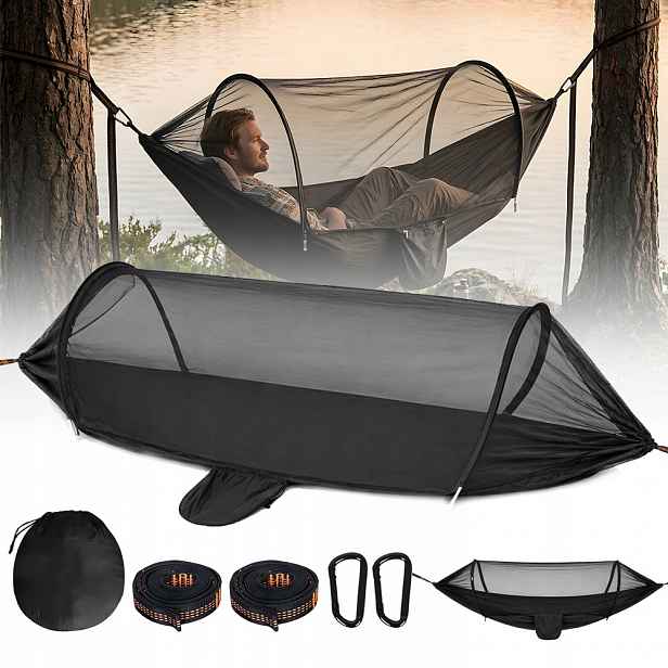 Turistická Dvoulůžková Zahradní Cestovní Houpací Síť Silný Ultralight Moskytiéra
