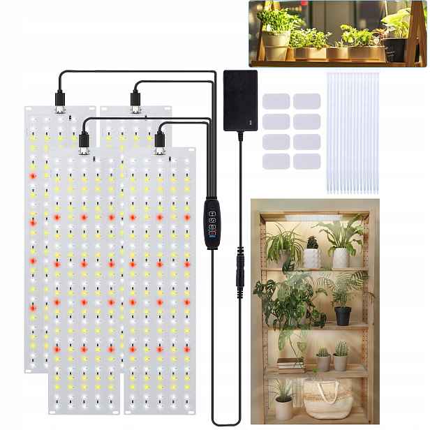 Full Spectrum Sluneční Světlo Lampa Pro Růst Pěstování Rostlin 30CM 4KS