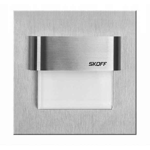 Led schodišťové svítidlo Tango s výbrusem Inox 230V IP20 4000K Skoff