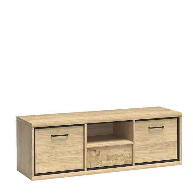 MASSENO TV STOLEK SYNDRA, 139/47,5/41 cm, dekor dub