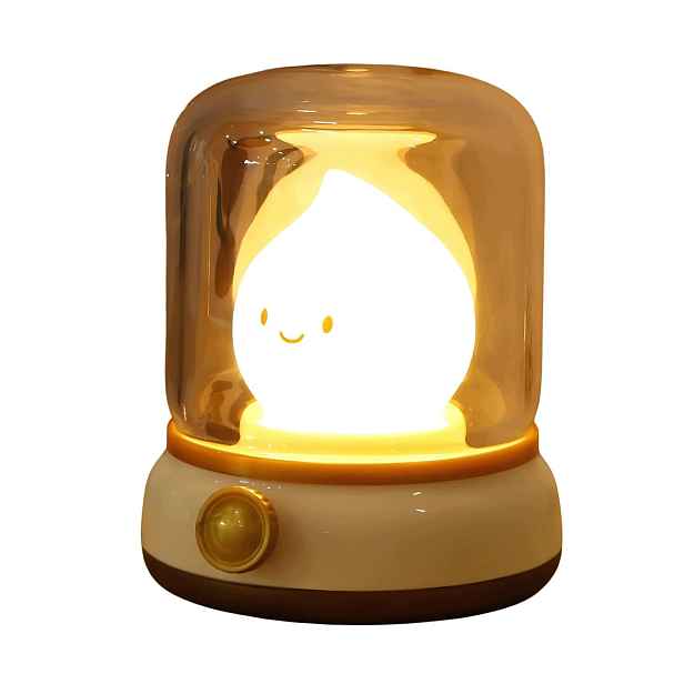 Noční Lampa Led Svíčka S Efektem Blikání Usb Stmívatelný Časovač