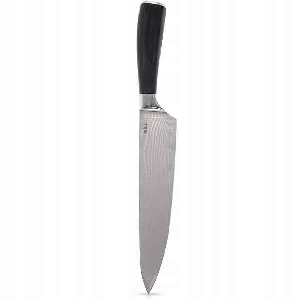 Nůž šéfkuchaře ocelový Damascus 33,5 cm