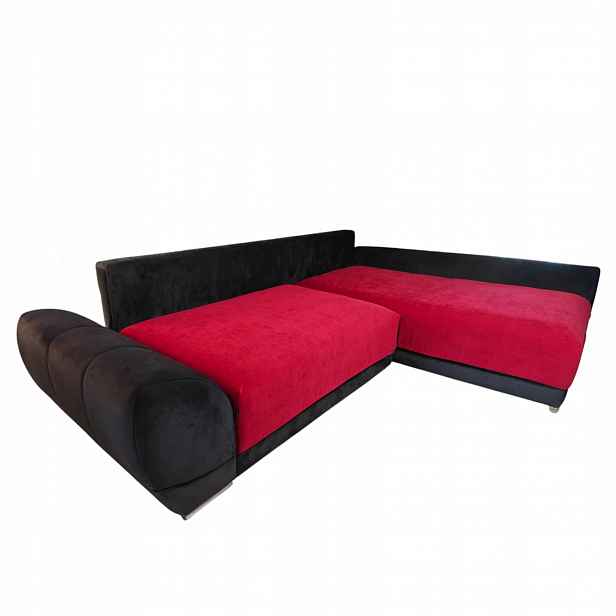 Potah na rohový sedák Elastický manšestr Červený 70x125x15 cm