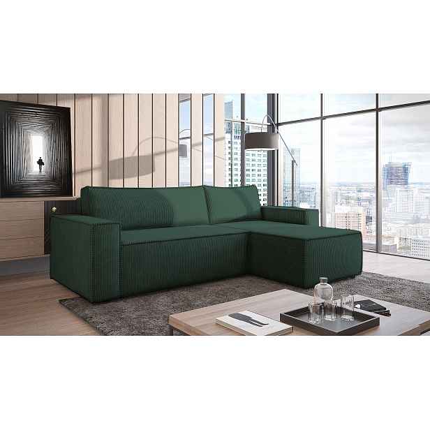 Trojmístná rozkládací sedačka AVELIA - zelená
