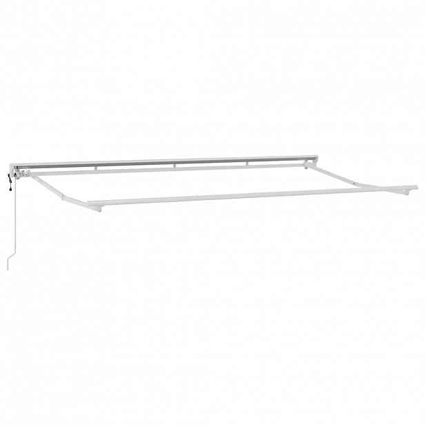 vidaXL Electric Awning Frame 4 x 2 m Bílá Hliník s práškovým nástřikem