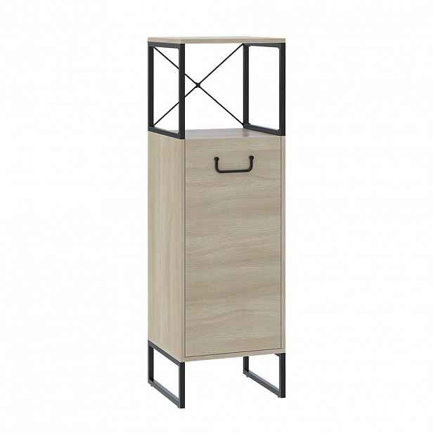 Vicco MIDI SKŘÍŇKA Vionna Dub/černá 36 x 116.5 cm