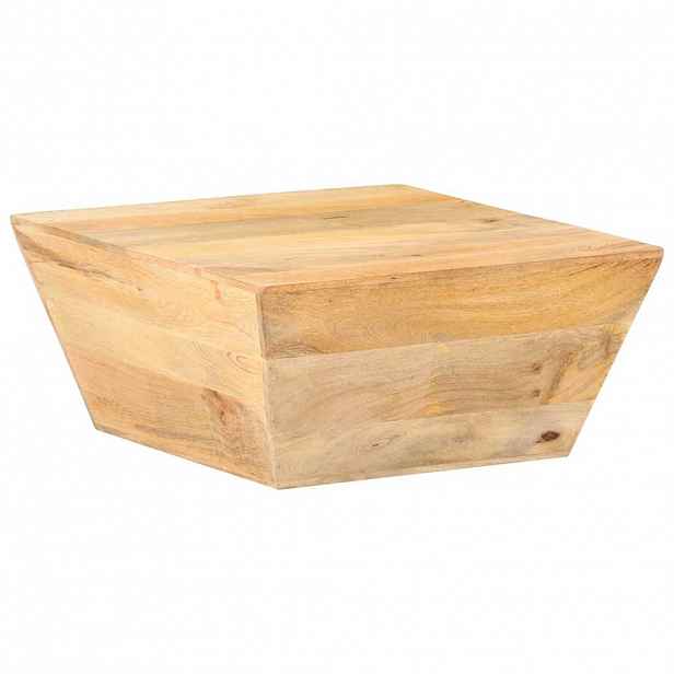 vidaXL Konferenční stolek ve tvaru V 66 x 66 x 30 cm masivní mangovník