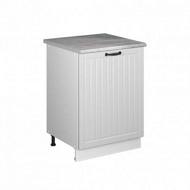Vicco SPODNÍ SKŘÍŇKA KUCHYŇSKÉ LINKY Fame-Line, Bílý venkovský dům/Bílá, 60 cm 1 dvířka s pracovní deskou